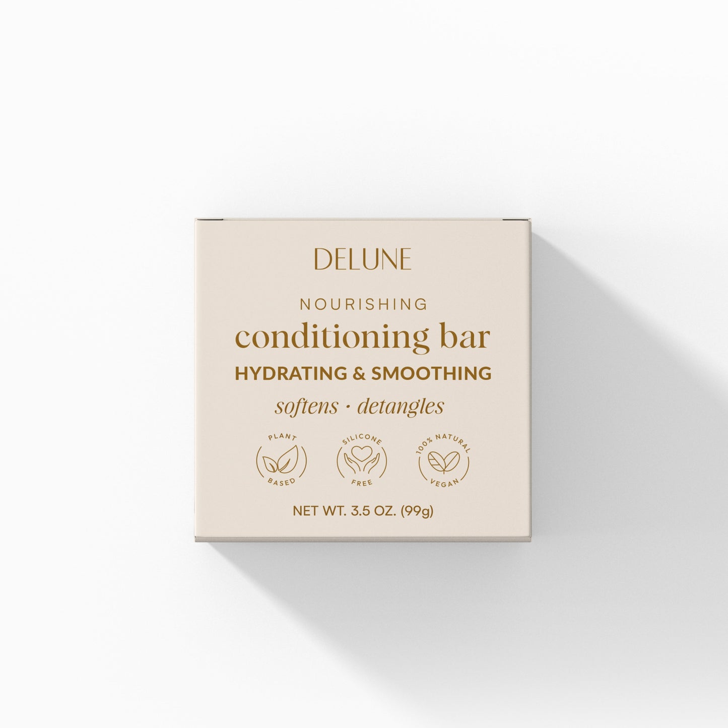Barre de conditionneur solide — Lisse & Hydrate • Démêle + Brillance