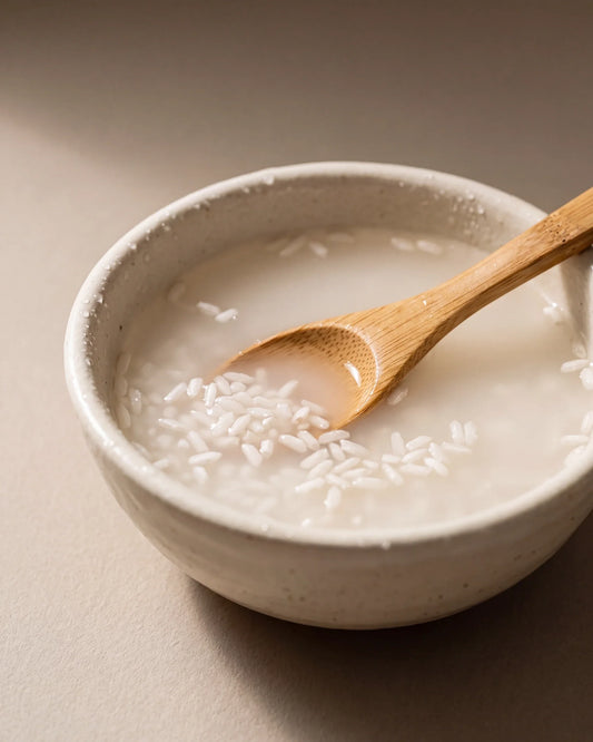 Delune Galactomyces Brightening Essence botanical still life