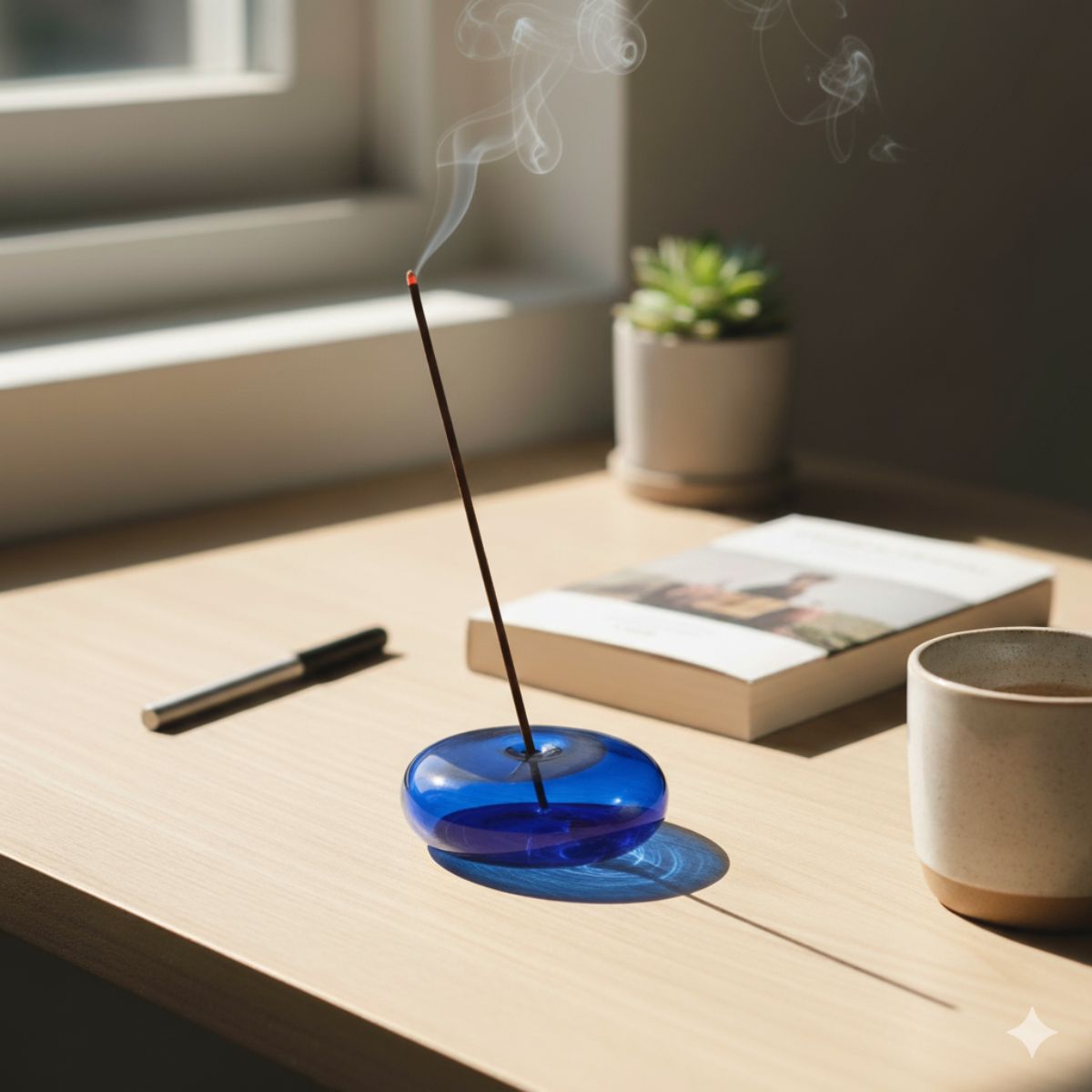 Glass Vessel Incense Holder - Delune