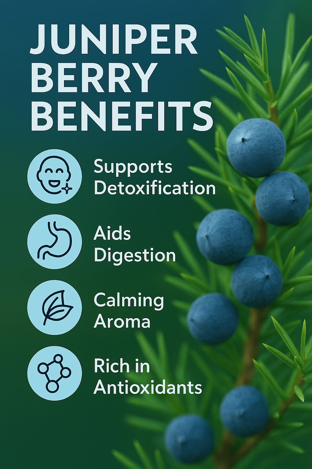 Juniper Berry Pure Essential Oil - Delune