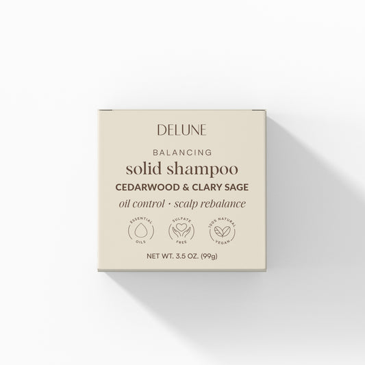 Cedarwood & Clary Sage Solid Shampoo Bar - Oil Control · Scalp Rebalance