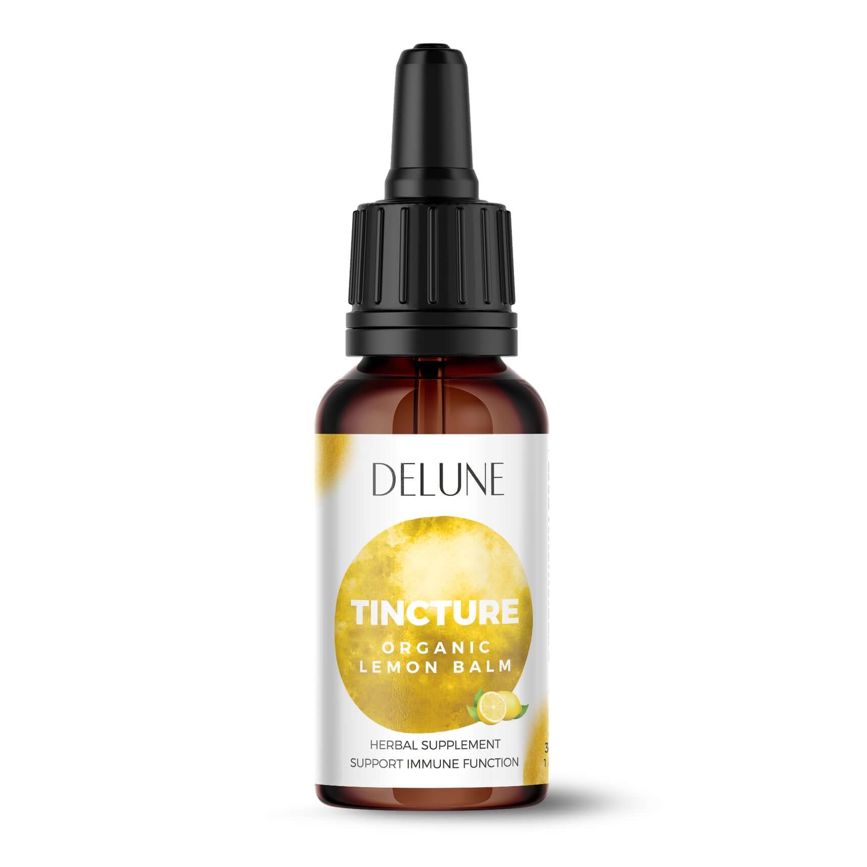 Organic Lemon Balm Herbal Tincture - Delune 