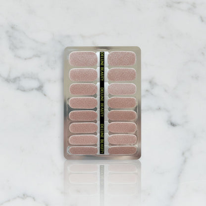 Copper Glitter (Non-UV Nail Wraps) - Delune 