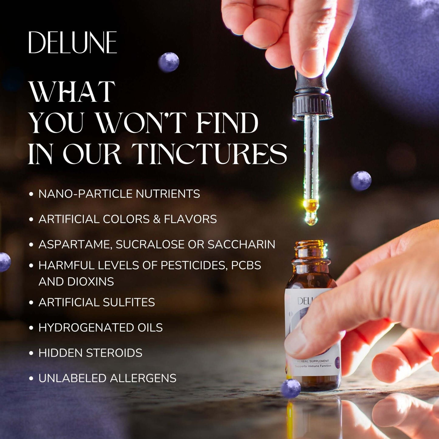 Organic Lemon Balm Herbal Tincture - Delune 