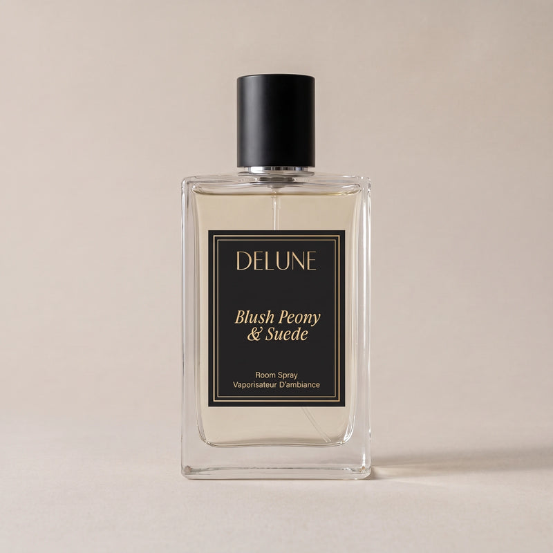 Delune Blush Peony & Suede Room Spray
