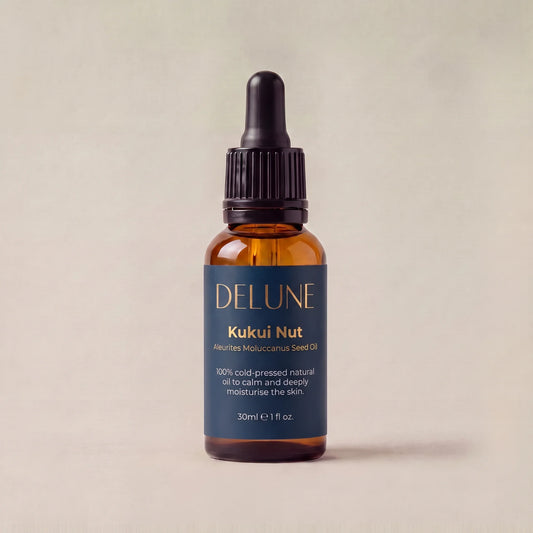 Delune Kukui Nut Oil, 30ml dropper bottle