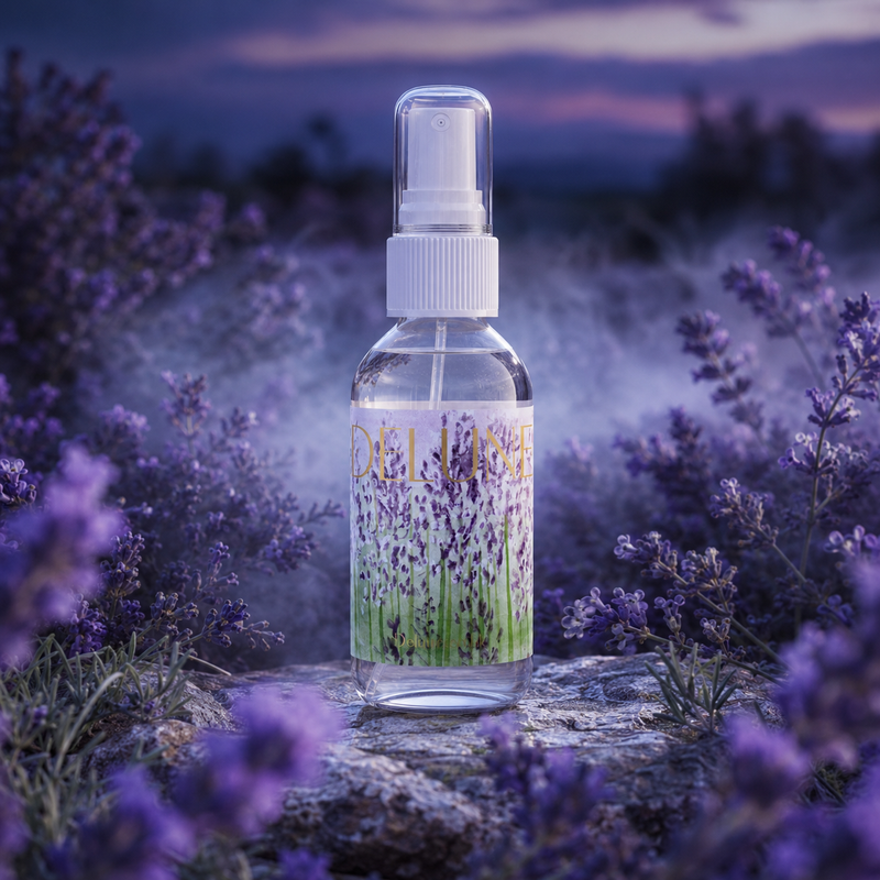 Lavender Hydrosol — cinematic botanical campaign image