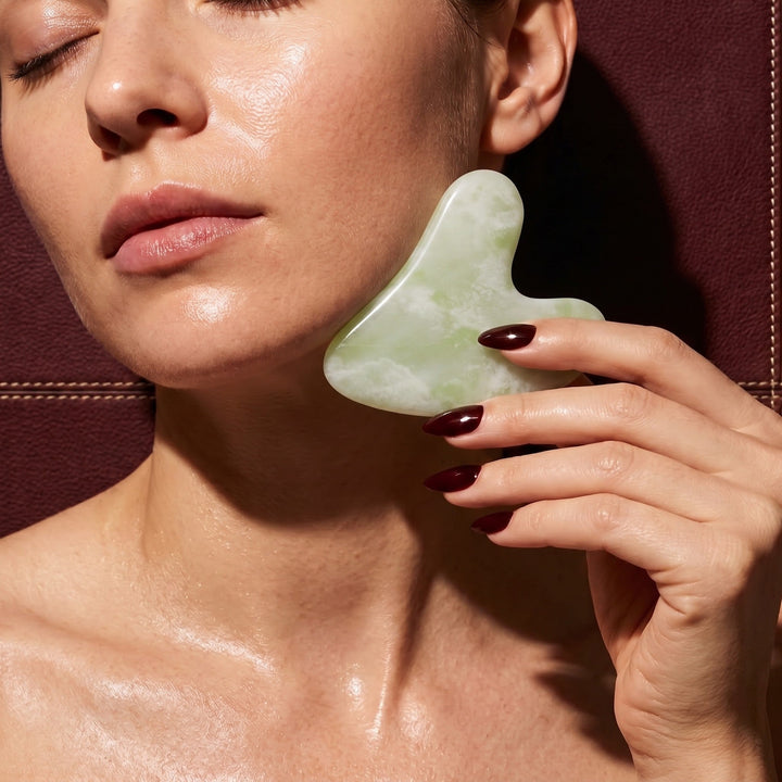 le gua sha en jade