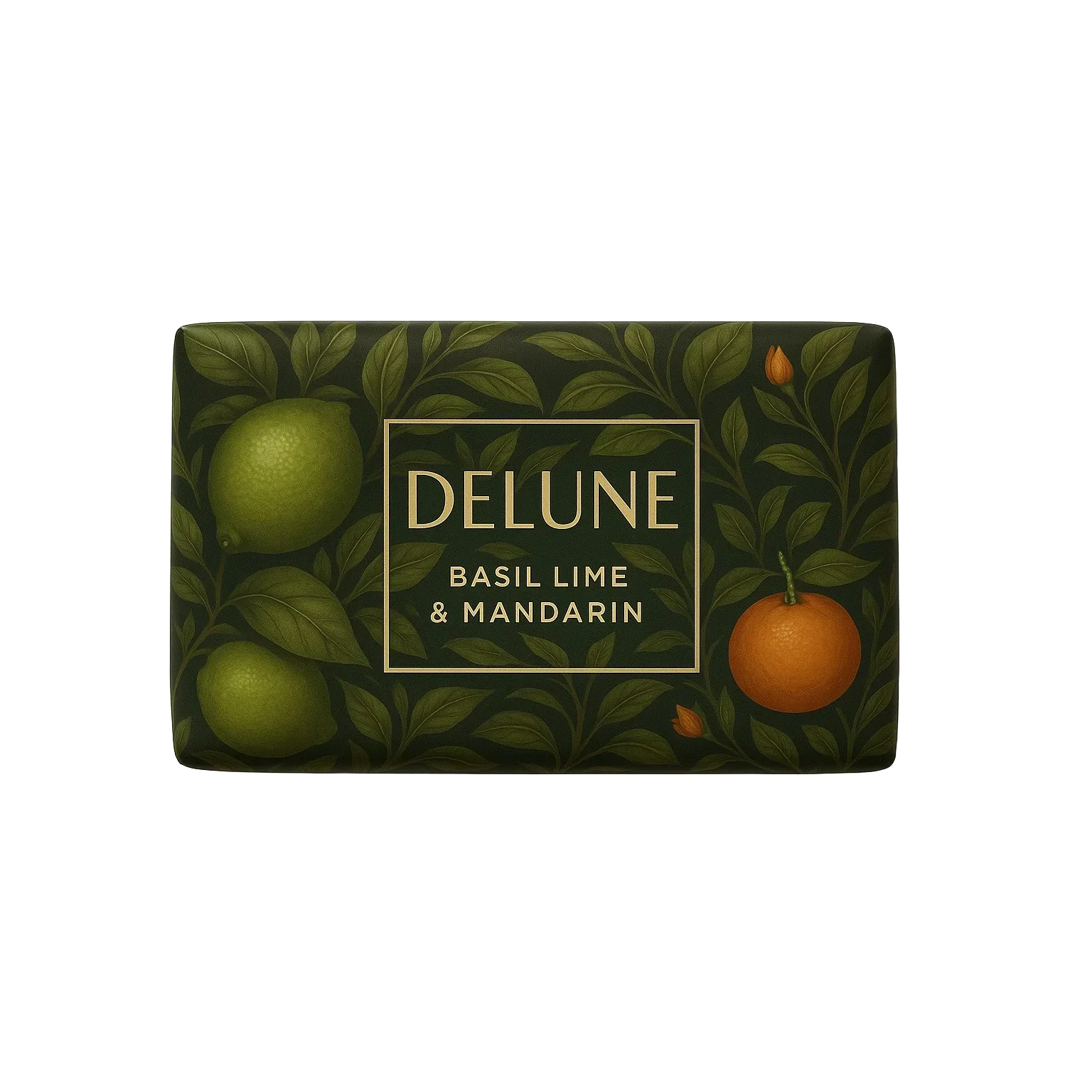 Basil Lime & Mandarin - Bar Soap - Delune 