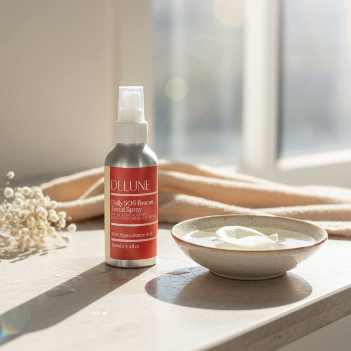 Daily SOS Rescue Hypochlorous Acid Facial Spray - Delune 