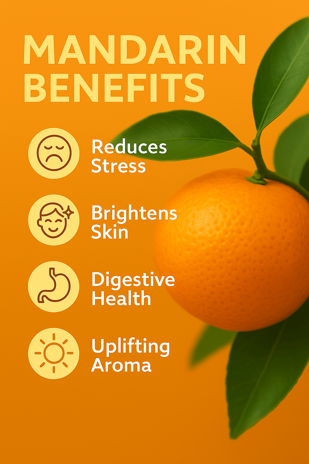 Mandarin Pure Essential Oil - Delune 