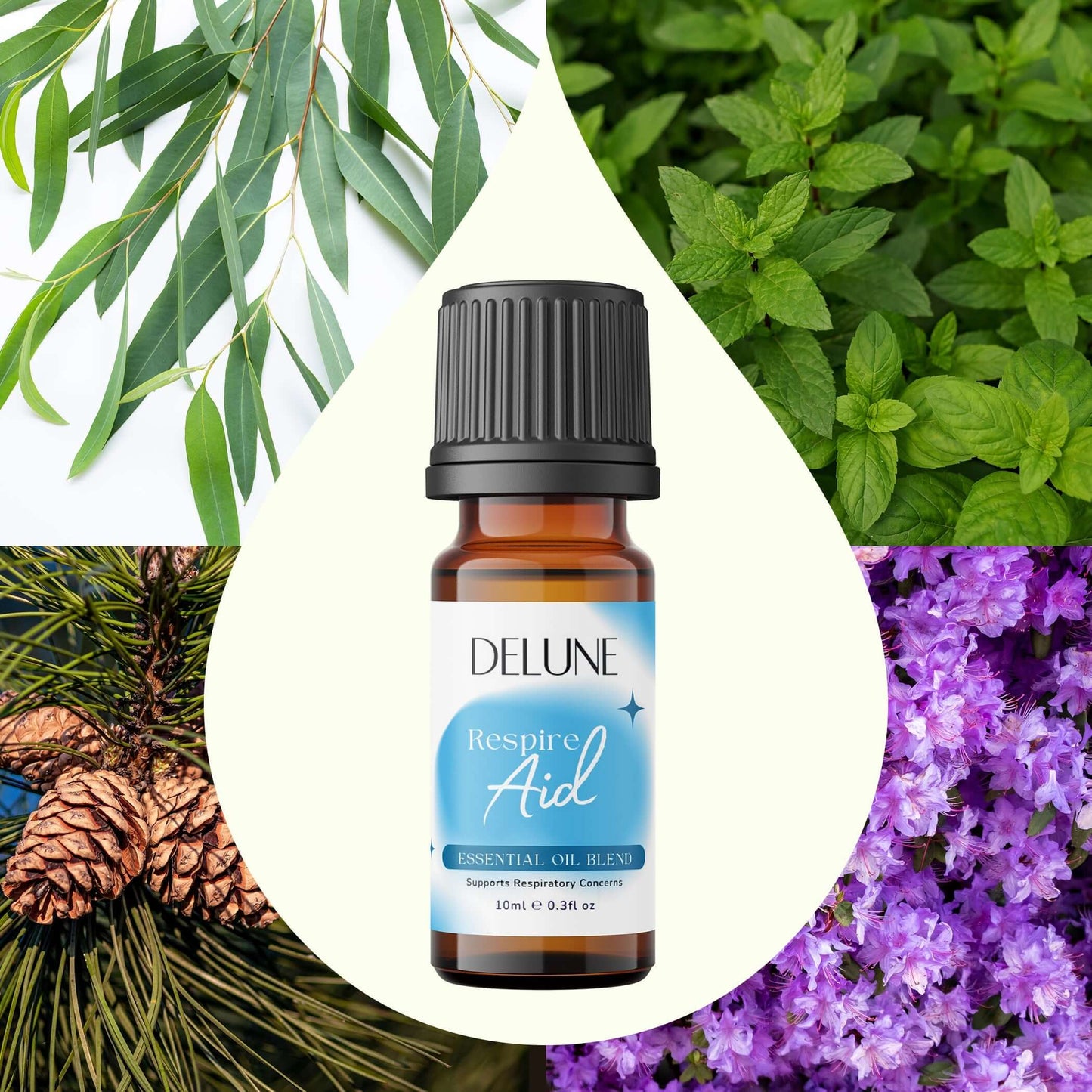 Respire Aid Essential Oil Blend - Delune 