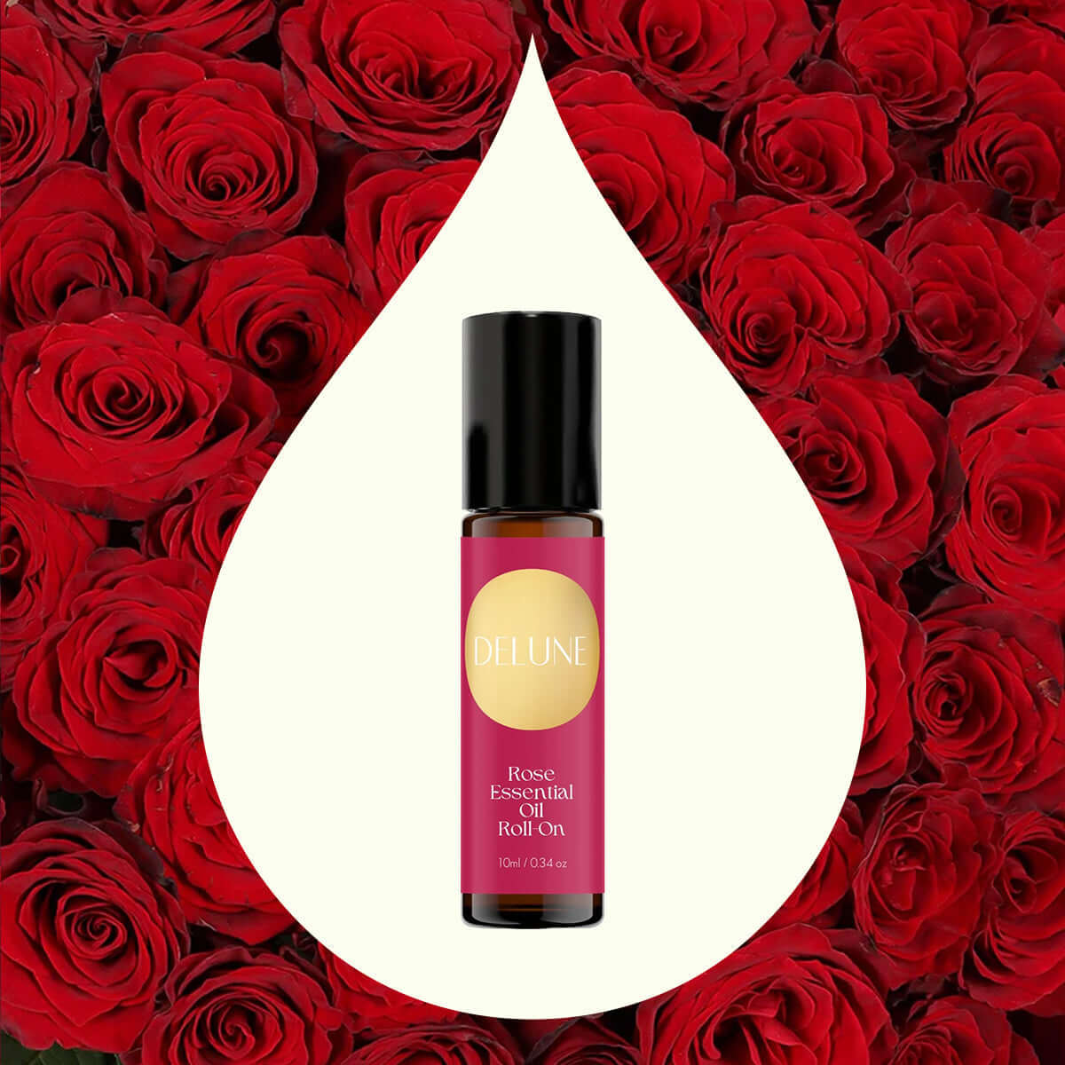 Rose Essential Oil Roll-On - Delune 