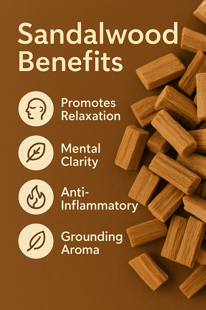 Sandalwood Pure Essential Oil - Delune 